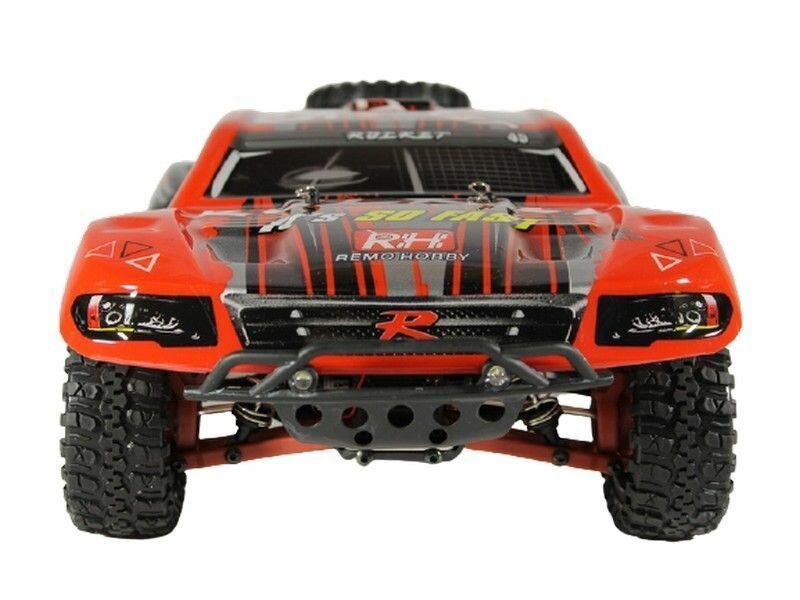 Радиоуправляемый шорт-корс Remo Hobby Rocket UPGRADE V2.0 (красный) 4WD 2.4G 1/16 RTR