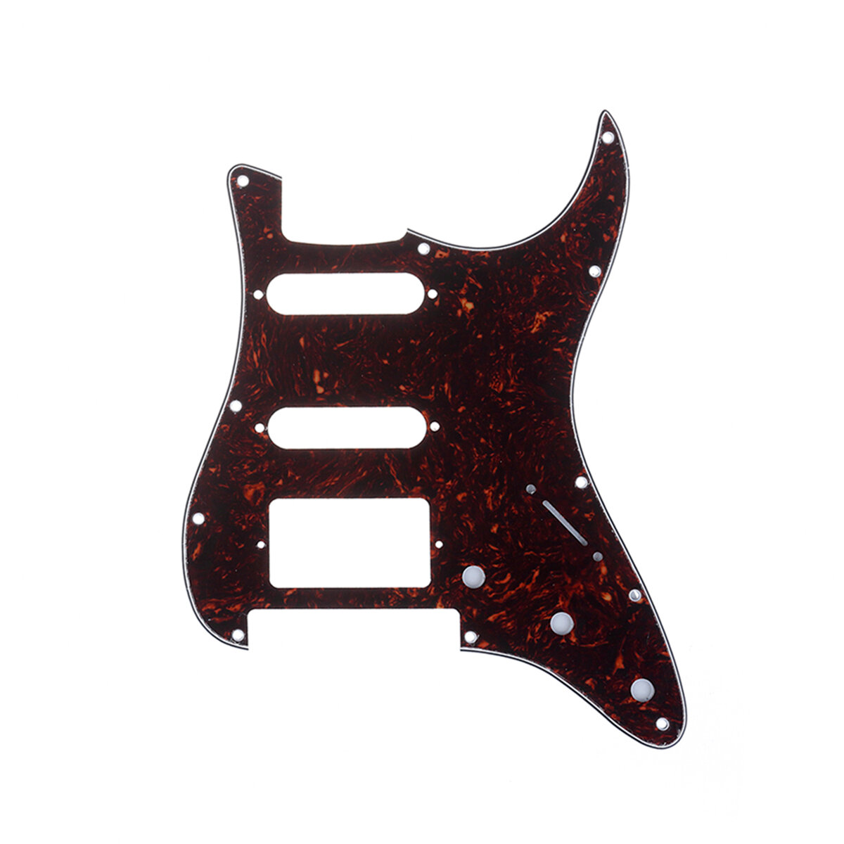 Панель HSS для Fender Stratocaster US/Mexico c Floyd Rose трехслойная Musiclily MX1380DT черепаховая