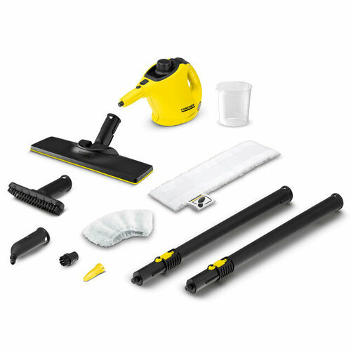 Пароочиститель karcher sc 1 easyfix 1200вт 7 насадок 3524800₽
