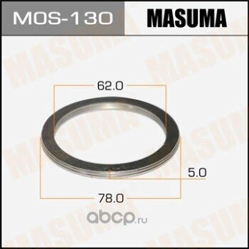 Кольцо глушителя 62x78 MASUMA Masuma MOS-130