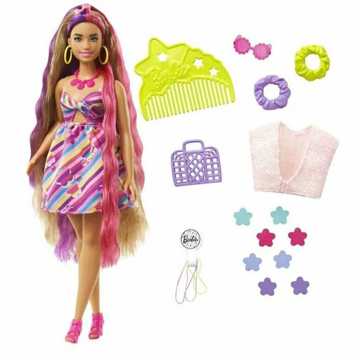 Кукла Barbie Totally Hair кукла barbie totally hair звездная красотка hcm88