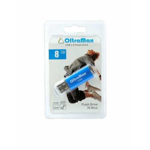 USB флеш накопитель OM008GB30-Bl накопитель usb 2 0 32gb oltramax om032gb30 bl 30 синий