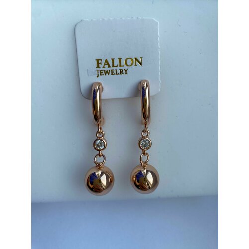 Серьги FJ Fallon Jewelry, золотой