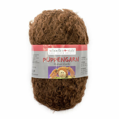 Пряжа Puppengarn 74% мохер 17% шерсть 9% полиамид 50 м 50 г