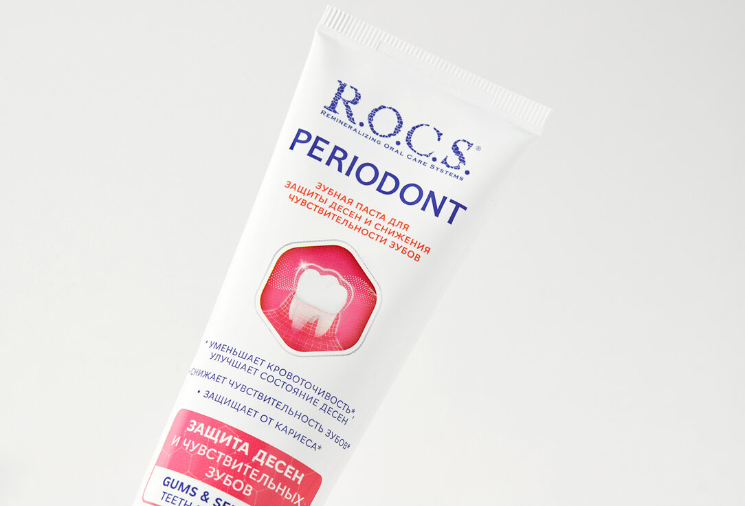 R.O.C.S. Зубная паста для защиты десен и чувствительных зубов Periodont, 94 г (R.O.C.S., ) - фото №12