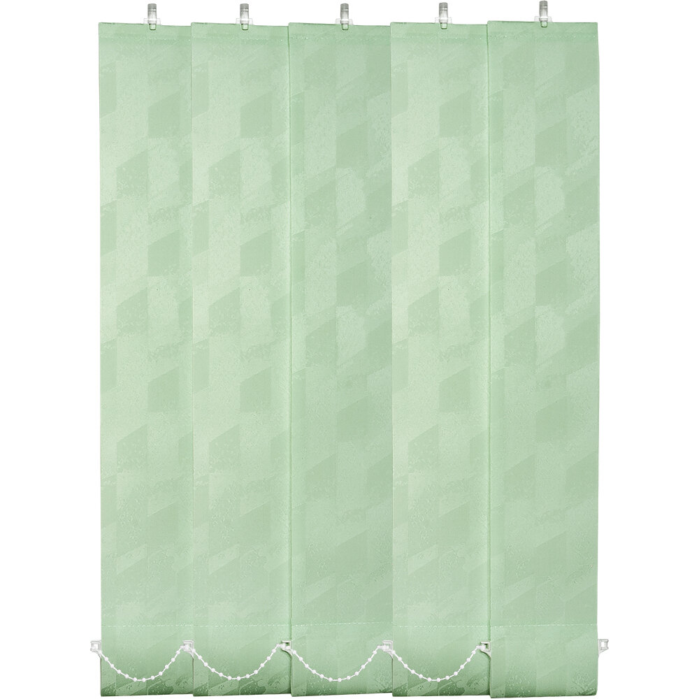 Ламели для вертикальных жалюзи 5шт Лагуна Салатовый Длина 180 см