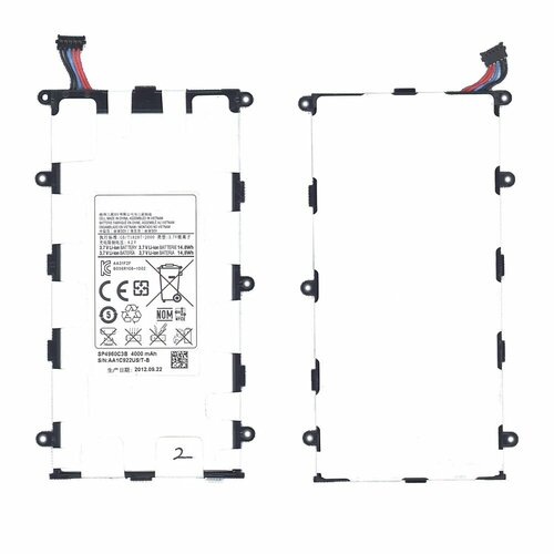 samsung orginal tablet sp4960c3b battery 4000mah for samsung galaxy tab 2 7 0 Аккумуляторная батарея SP4960C3B для Samsung Galaxy Tab GT-P6200 3.7V 14.8Wh