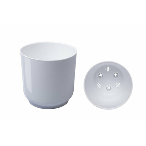 Горшок Дельта Белый с вкладкой 6,4л