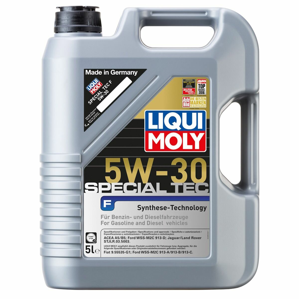 Масло моторное синтетическое Liqui Moly Special Tec F 5W-30 2326, HC, 5л
