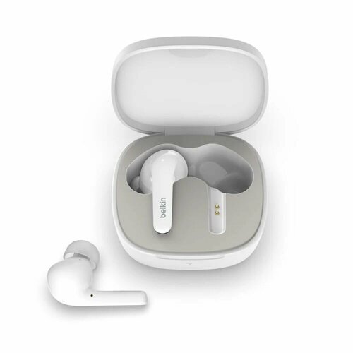 Наушники беспроводные звукоподавляющие Belkin Soundform Flow Noise Cancelling Earbuds Цвет белый 8990₽
