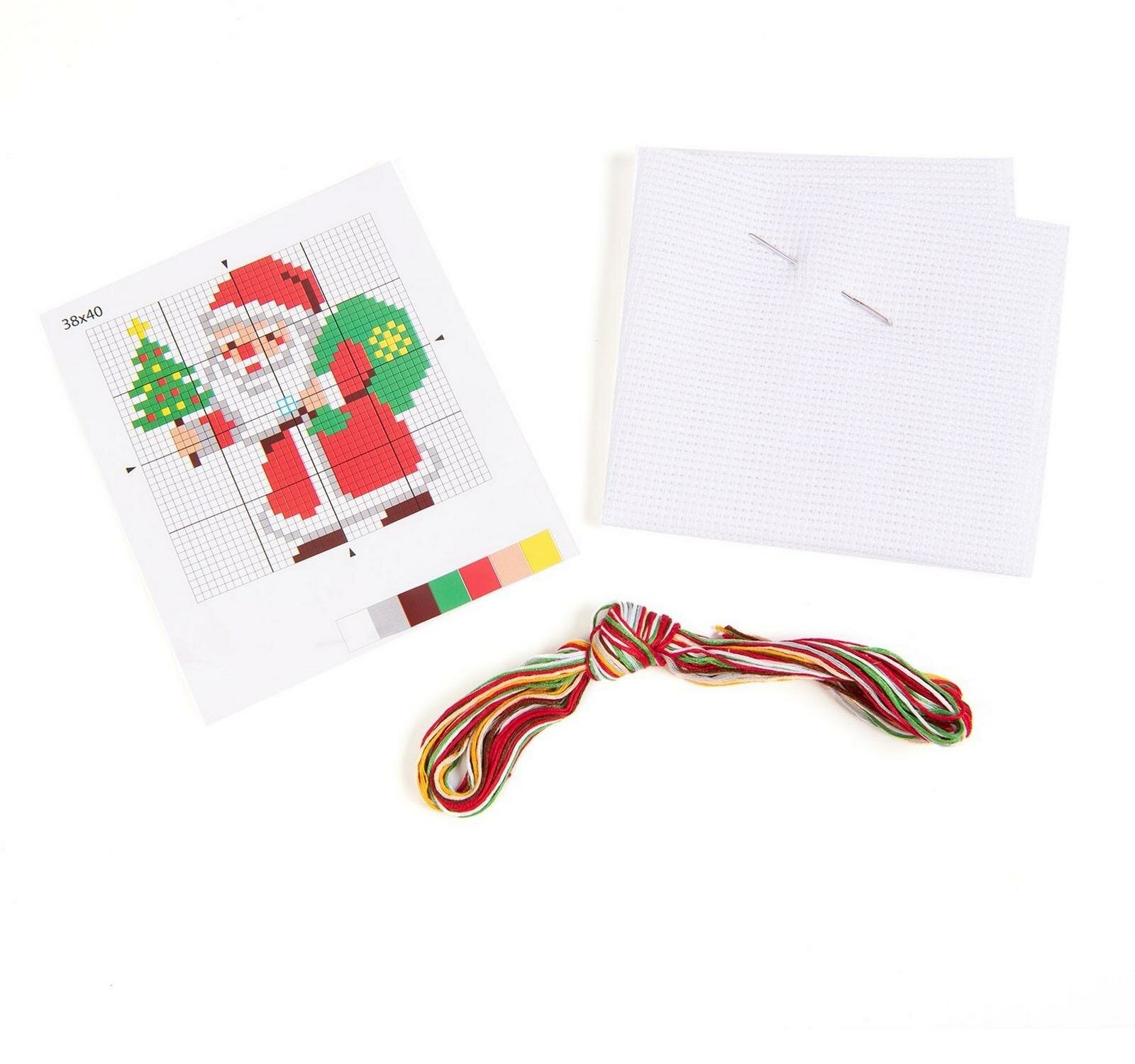 Набор для творчества Вышивка "Дед Мороз" (в конверте) 04227