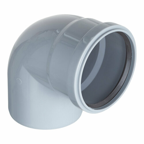 Отвод Valfex (20101110) d110 мм 87° пластиковый для внутренней канализации