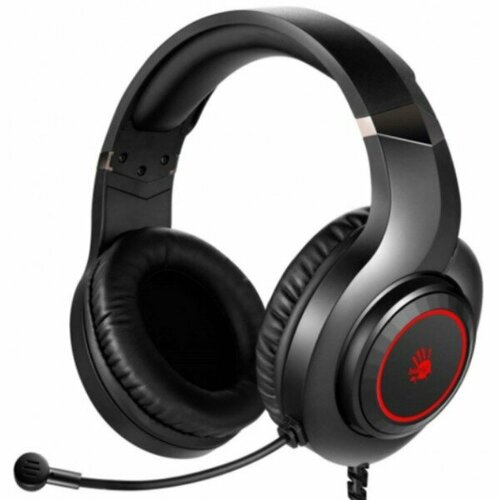 Наушники с микрофоном A4Tech Bloody G220 черный 2м мониторные оголовье G220 AUX35-4PIN USB 2612₽