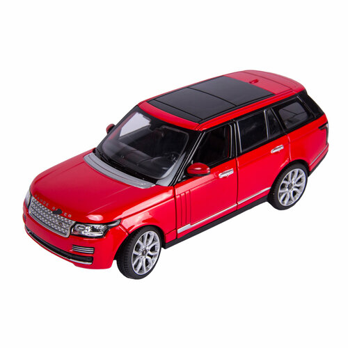 коллекционная масштабная модель range rover vogue 1 24 металл свет звук Машинка Rastar Range Rover 1:24 красная