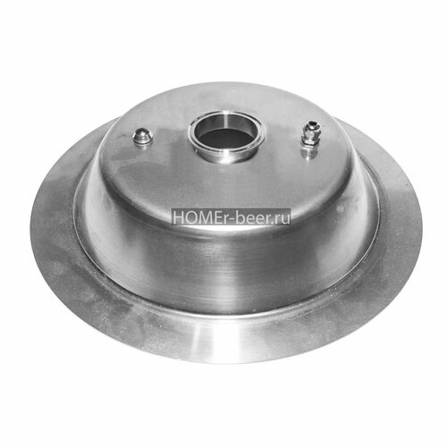 25 л - Конусная купольная крышка на перегонный куб 25 литров люкссталь кламп 2 дюйма из нержавейки 540000₽