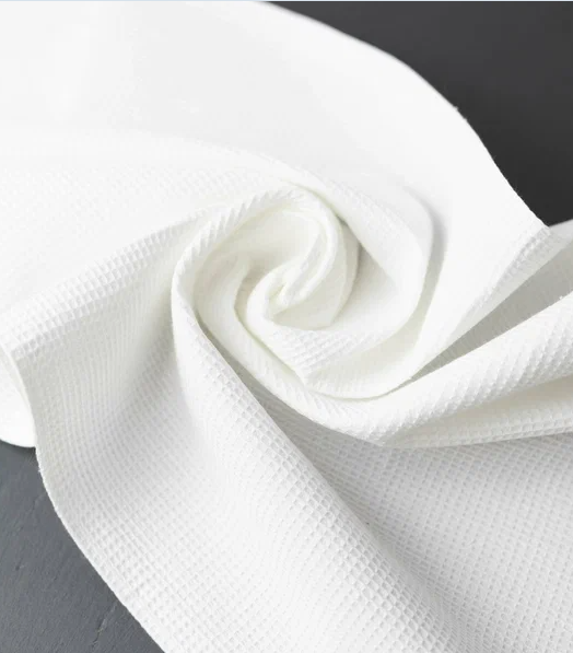 фото Полотенце вафельное белое. Плотность 240 г/кв. м, 45x90