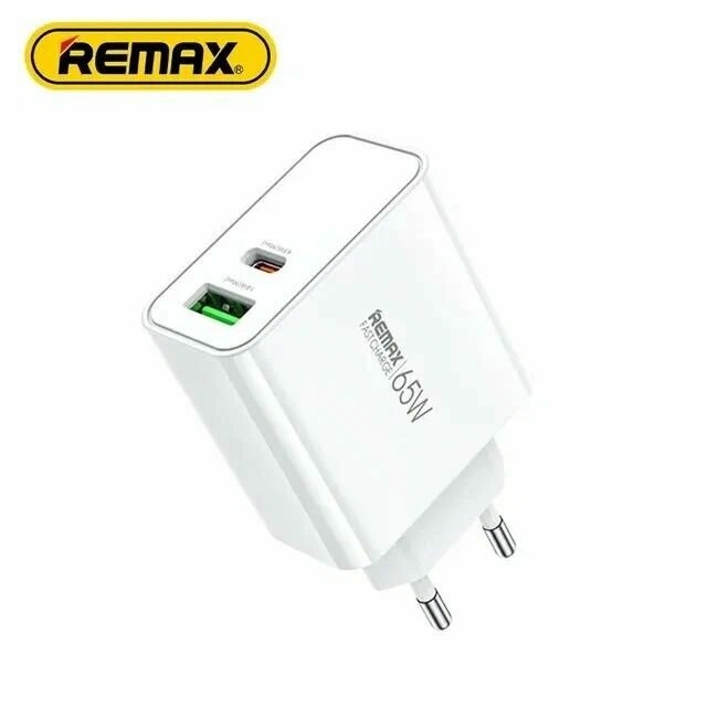 Сетевое зарядное устройство Remax RP-U125, 65W, USB/Type-C