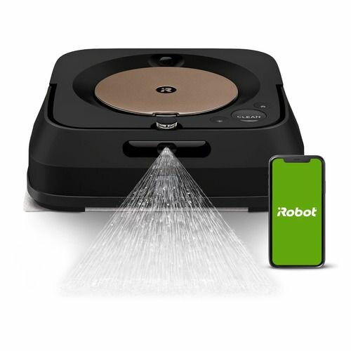 Робот-пылесос iRobot Braava Jet M6, 50Вт, черный/черный [m613240]