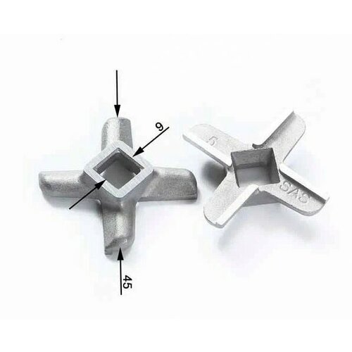 Нож для мясорубок BOSCHZELMERPHILIPS 4-х гранный конусный 020468 620949 00020468 MM0102W 028887 420₽