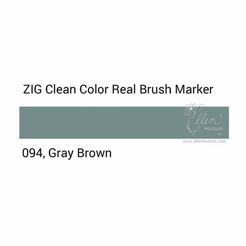 Маркер акварельный с кистью брашпен ZIG Clean Color Real Brush- штучно - цвет - 094