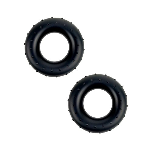 Круглый кистевой резиновый эспандер черный 2 шт 494₽