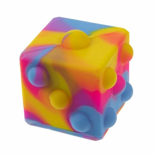 Кубик сквиш антистресс 5,5х5,5 см жевательные резинки я не обиделась в форме игрального кубика 14 г