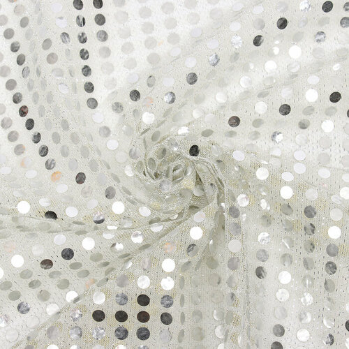 Отрез для рукоделия сетка с пайетками цвет сирень 475 50 см 315₽