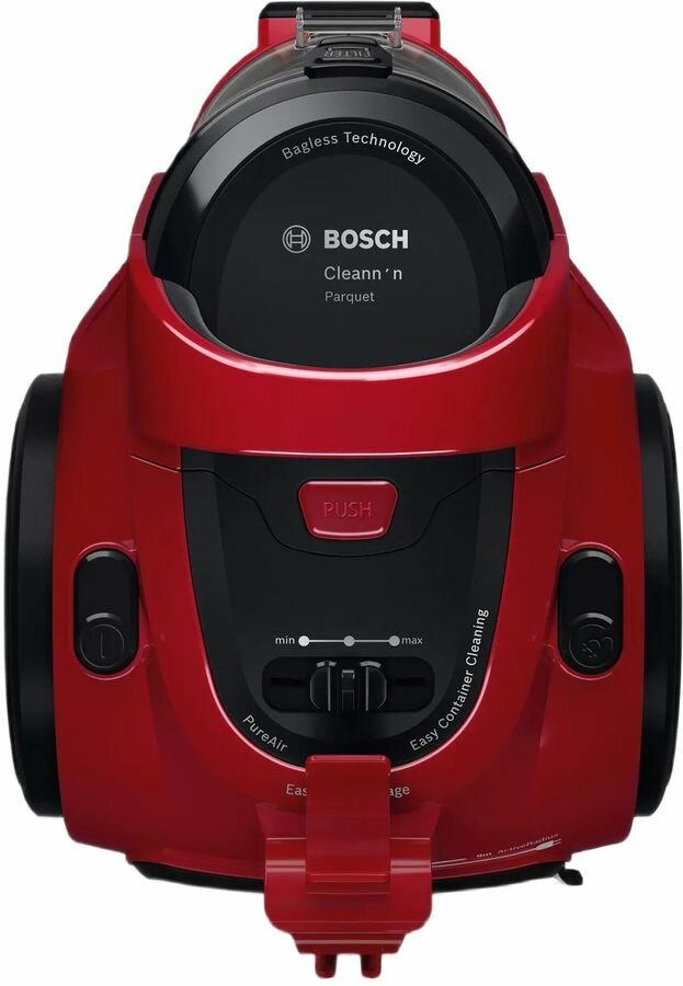 Пылесос Bosch BGC05AAA2, 700Вт, красный/черный