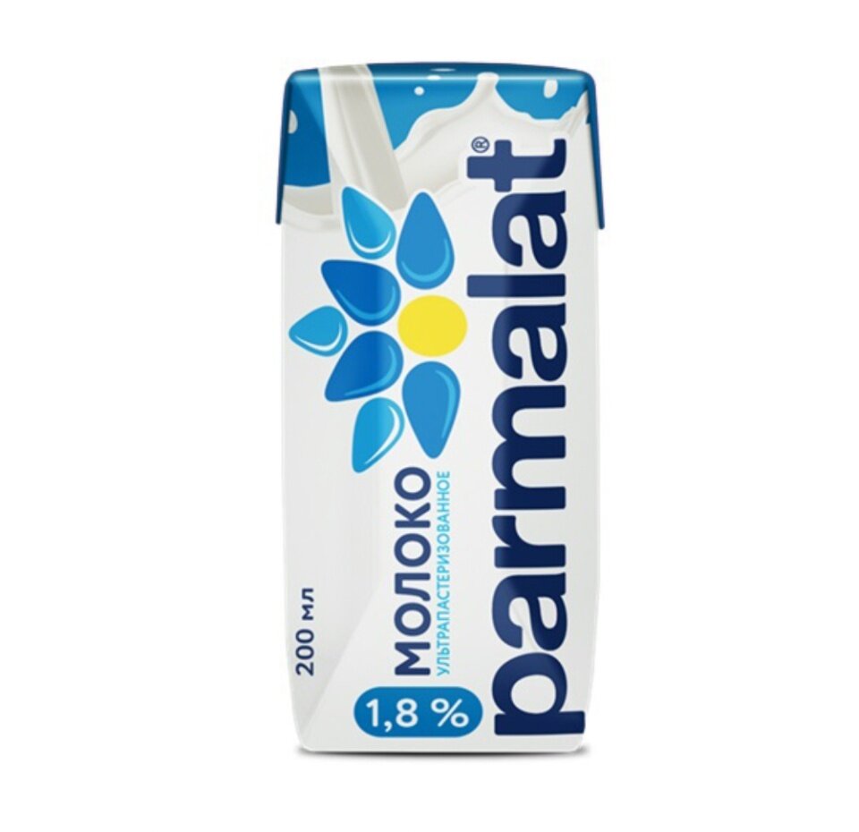 Молоко ультрапастеризованное Parmalat 1,8%