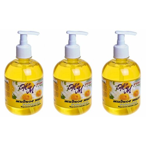 Руно Мыло жидкое Ромашка 500 мл 3 шт 652₽