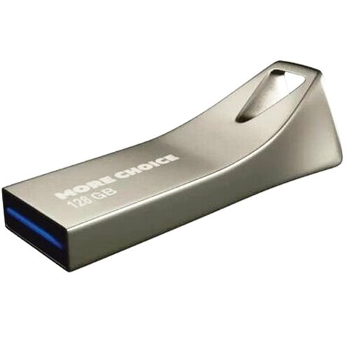 Флешка MoreChoice MF128m 128 Гб usb 3.0 Flash Drive - металлический корпус, серый