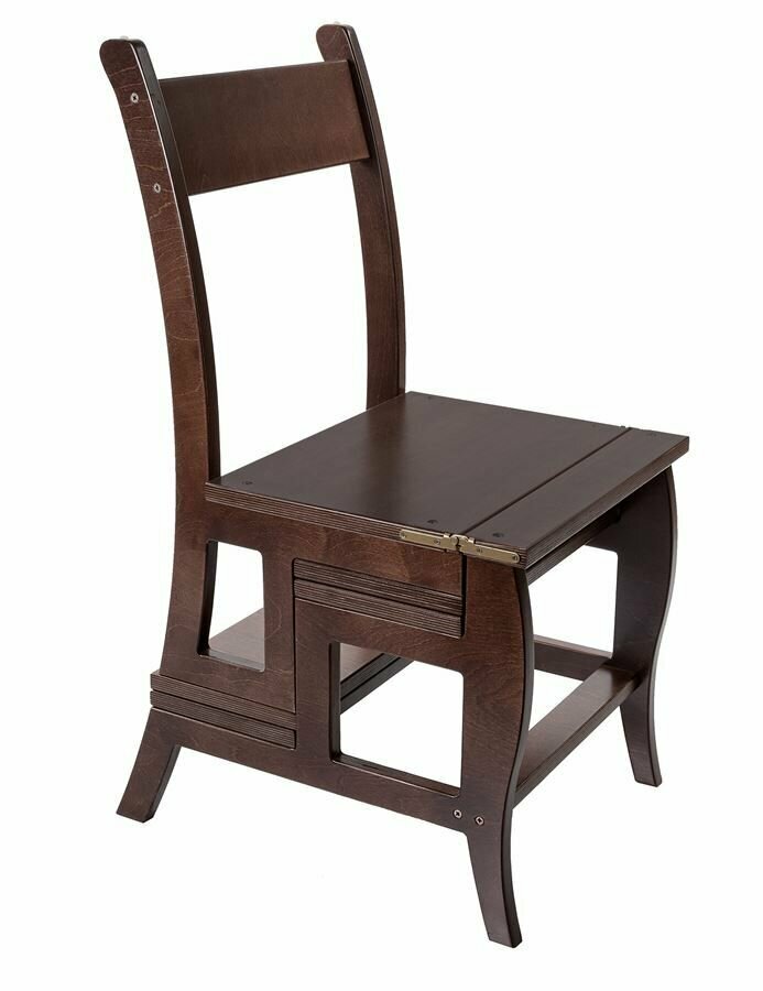 фото Стул-лестница трансформер (орех)