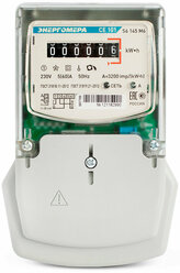 Счетчик электроэнергии Энергомера CE101 S6 145 M6 однофазный однотарифный электронный 5(60) А на монтажную плату