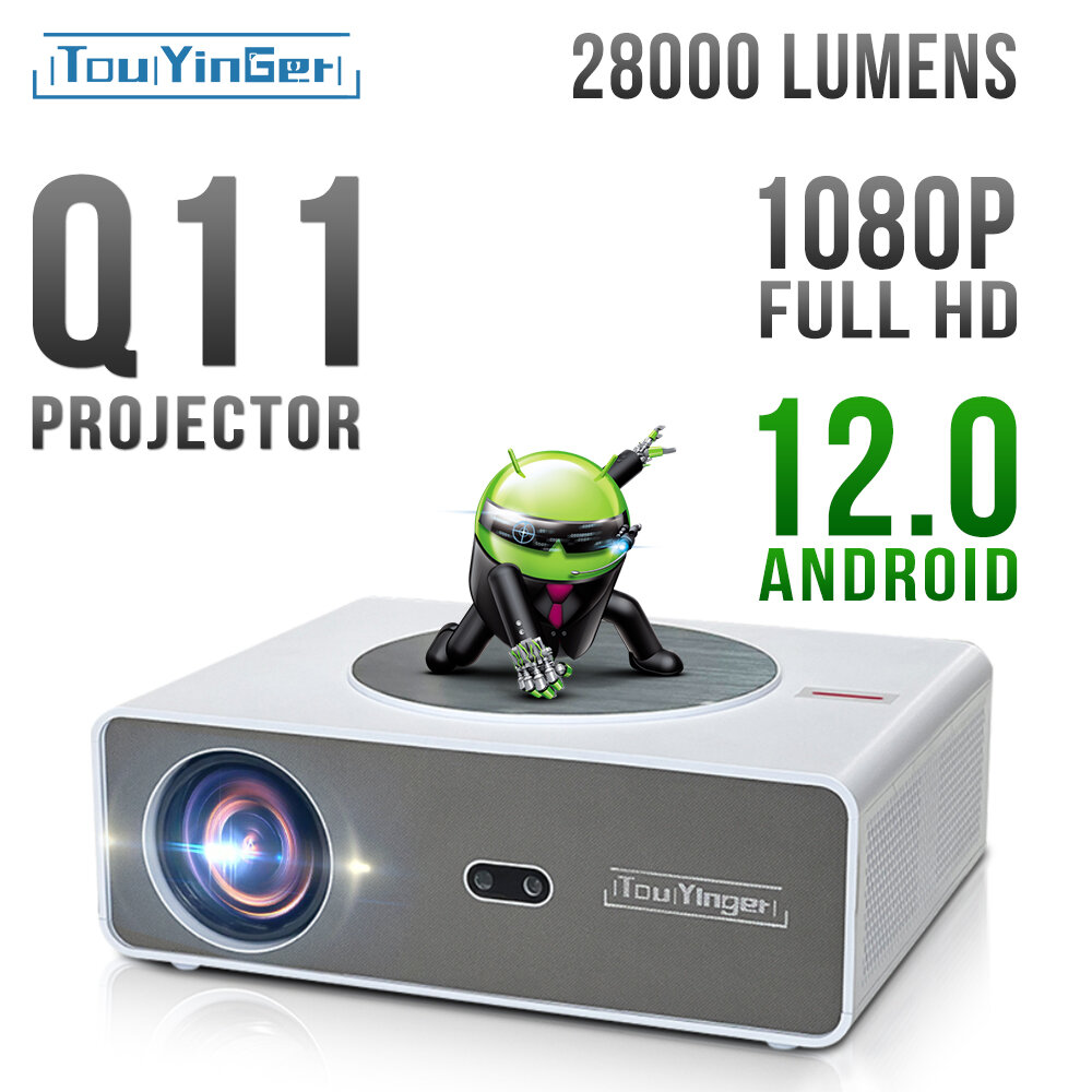 Touyinger Q11 проектор 4K 8K led домашний кинотеатр видеоигры 5G проектор