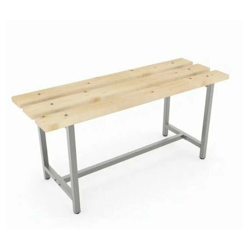 Скамья на металлокаркасе деревометалл 1203546 см 6100₽
