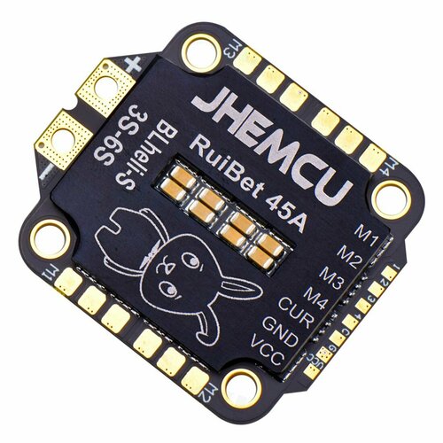 Регулятор оборотов 4in1 JHEMCU RuiBet 45A BLHELI S Dshot600 3-6S AIIIFPV AIII-FC-193