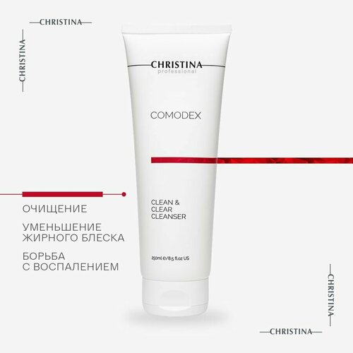 Christina Comodex Clean & Clear Cleanser Очищающий гель для умывания лица 250 мл.