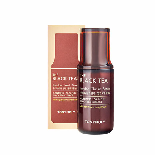 TONYMOLY THE BLACK TEA London Classic Serum Антивозрастная сыворотка для лица с экстрактом английского чая