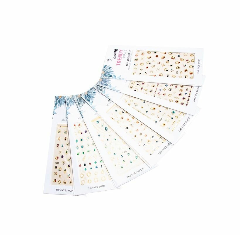 Наклейки для ногтей Planet Nails 3D для дизайна ногтей