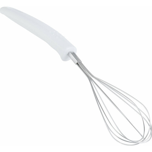 Венчик AXENTIA с пластиковой ручкой, длина 26 см. хромированный