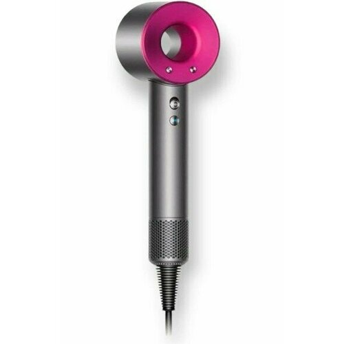 Фен для волос Super Hair Dryer 1600 Вт 3 режима 5 магнитных насадок черный розовый 379500₽