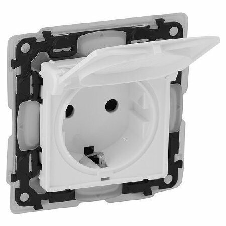 Розетка SCHUKO VLIFE ультра белая 753119 – Legrand Bticino – 3414970508652