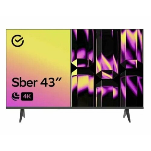 Телевизор Sber SDX-43U4124, 43(109 см), UHD 4K RAM 2GB