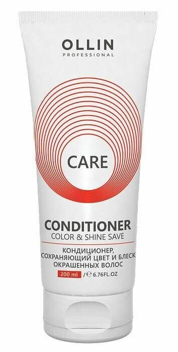 Ollin Care Кондиционер, сохраняющий цвет и блеск окрашенных волос Color&Shine Save Conditioner 200мл