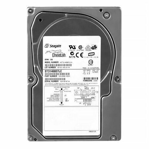 Жесткий диск Seagate 9V2006 146,8Gb U320SCSI 3.5 HDD жесткий диск seagate 9x3006 73 4gb u320scsi 3 5 hdd