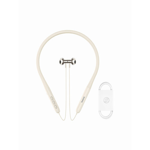 Беспроводные наушники Xiaomi Baseus Bowie Bluetooth Neck-mounted Earphones P1 White P12023 2000₽