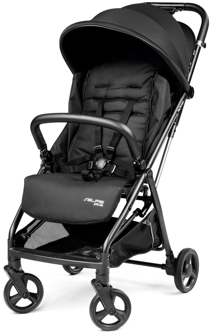 Детская прогулочная коляска Peg Perego Selfie Plus True Black