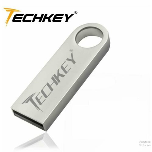 USB-флеш-накопитель TECHKEY, водонепроницаемый USB флеш-накопитель 16 ГБ, серый