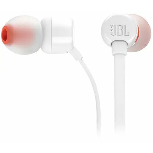 Проводная гарнитура JBL T110 JBLT110WHTAM 1120₽