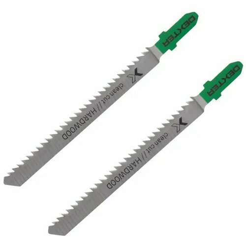 Пилка для электролобзика по дереву Dexter T101BRF чистый рез 76 мм 2 шт 699₽